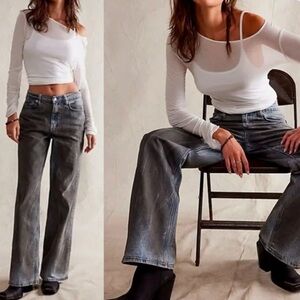 WE THE FREE x Free People Tinsley Baggy High Rise 90’s Grunge Jeans 28S